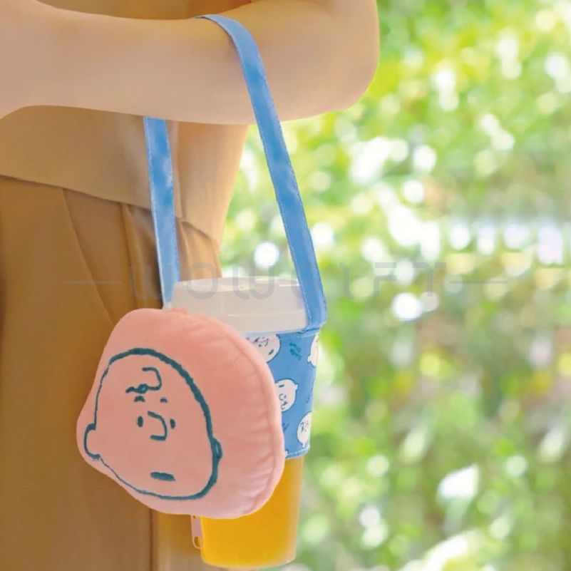 【snoopy史努比】絨毛玩偶飲料提袋