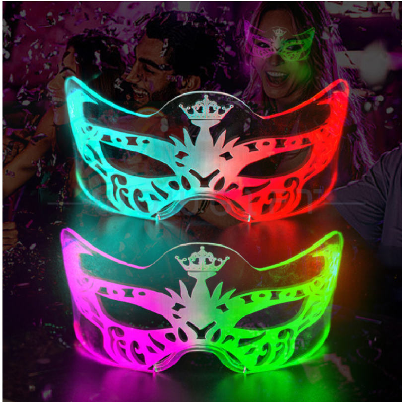 壓克力LED派對面具