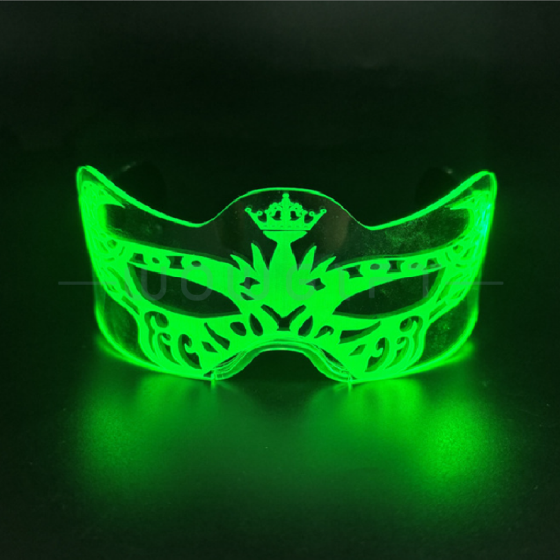 壓克力LED派對面具