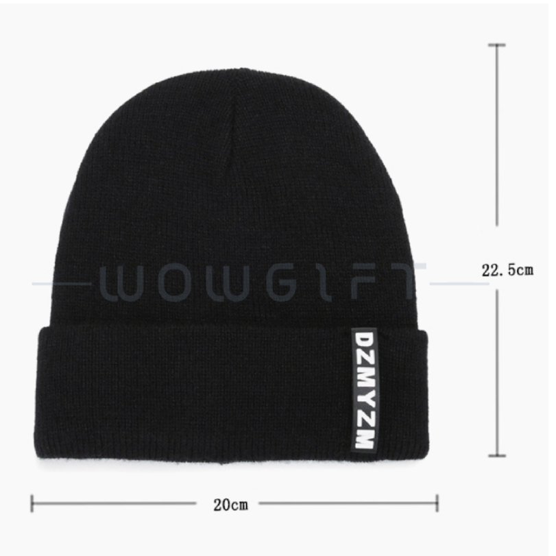 針織保暖毛帽．客製LOGO冬季毛帽．企業暖心贈品