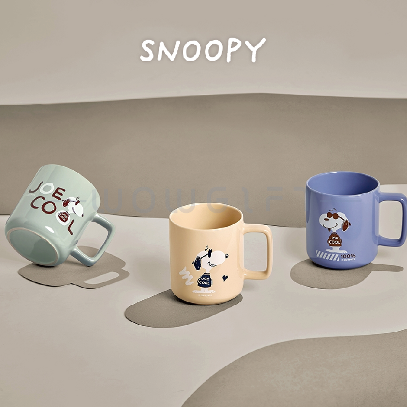 【snoopy史努比】 杯墊馬克杯組
