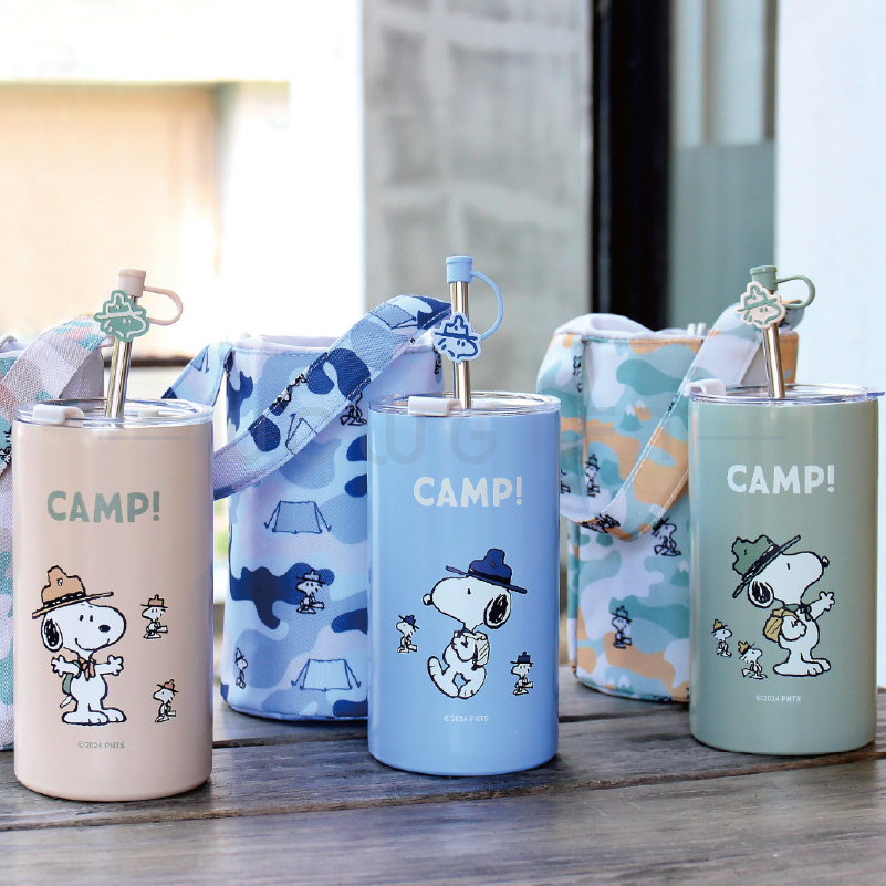 【snoopy史努比】真空吸管杯提袋組