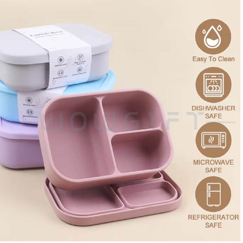 可微波安全硅膠午餐盒 | 客製便當盒 | 客製環保餐盒