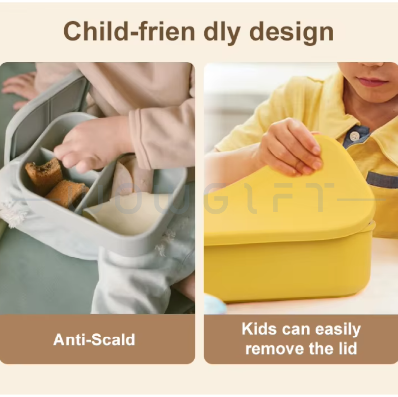 可微波安全硅膠午餐盒 | 客製便當盒 | 客製環保餐盒