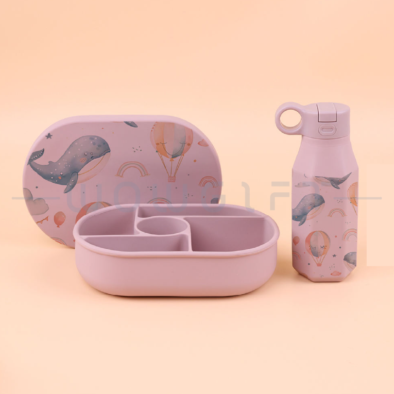 環保矽膠便當盒套組（可客製顏色與包裝）