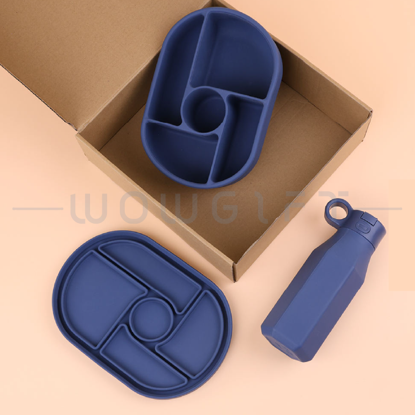 環保矽膠便當盒套組（可客製顏色與包裝）