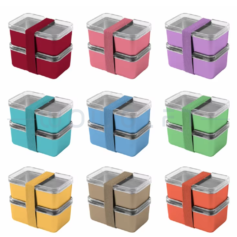 304不鏽鋼雙層便當盒｜環保設計 × 食品級材質