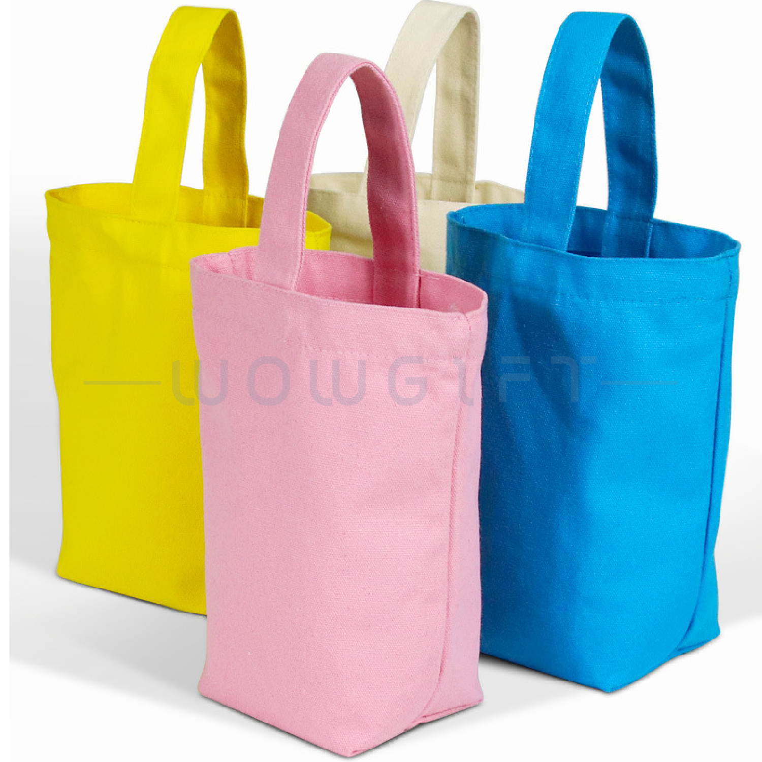 水桶帆布杯套袋．可客製LOGO帆布提袋．咖啡奶茶手提袋