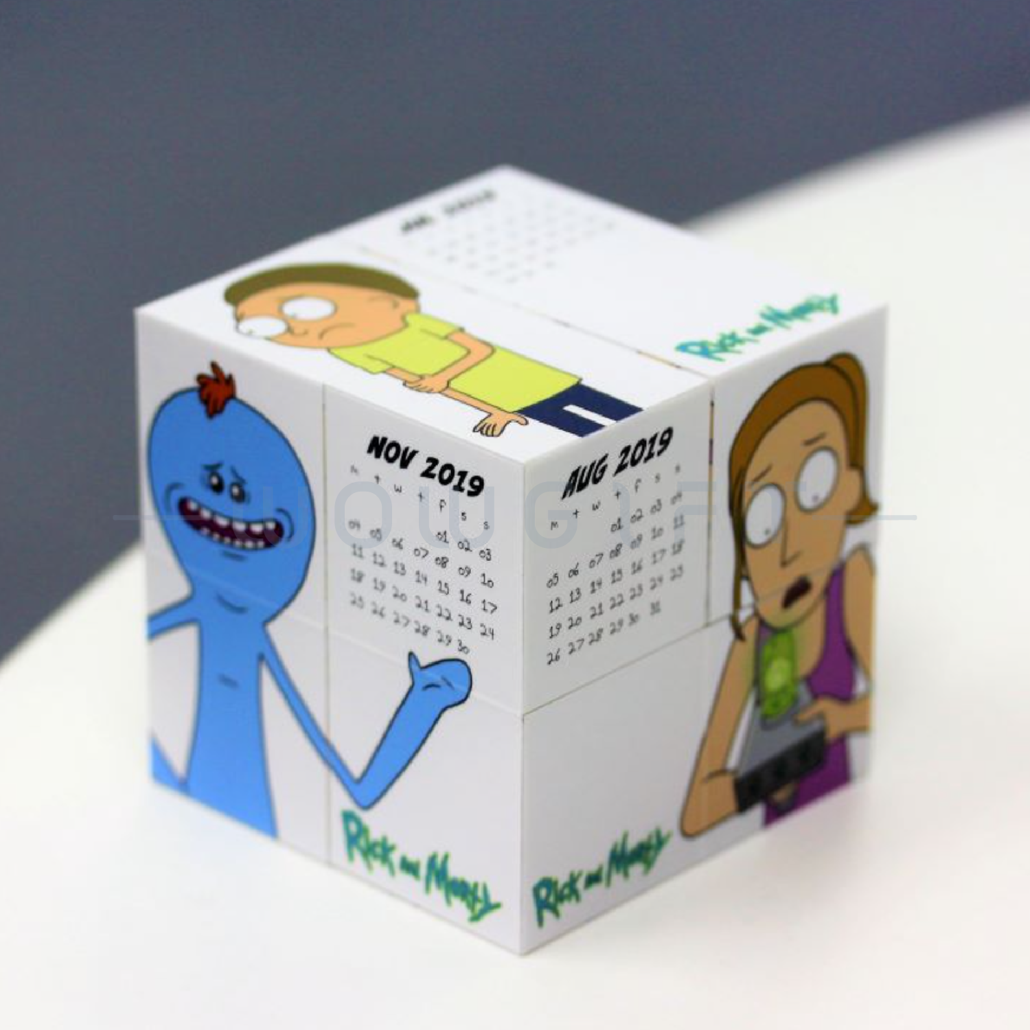 魔術方塊．翻轉式立體年曆  ．客製日曆