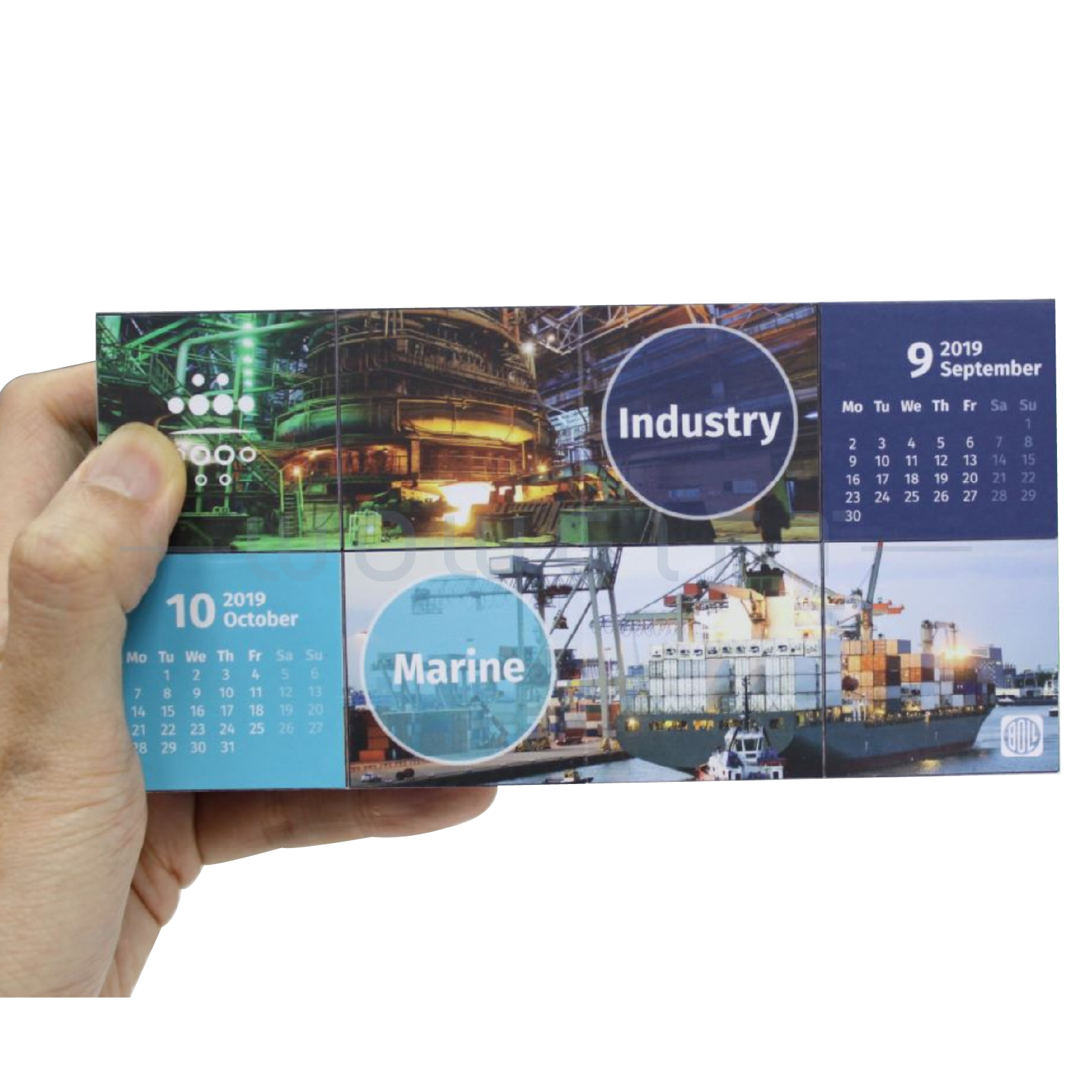 魔術方塊．翻轉式立體年曆  ．客製日曆