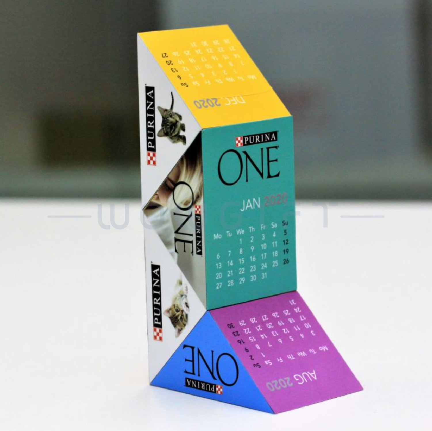 神奇磁性三角日曆．可拼組造型的磁吸桌上年曆