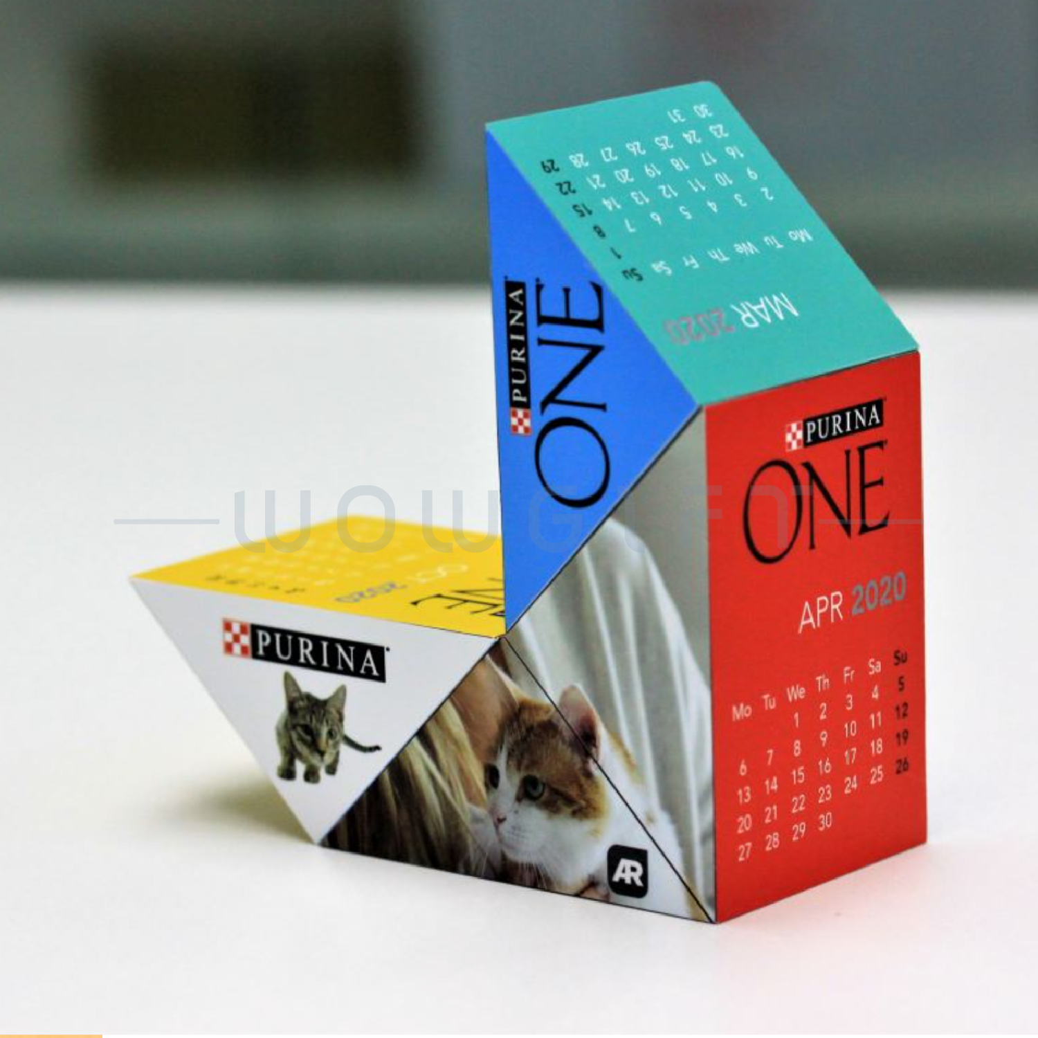 神奇磁性三角日曆．可拼組造型的磁吸桌上年曆