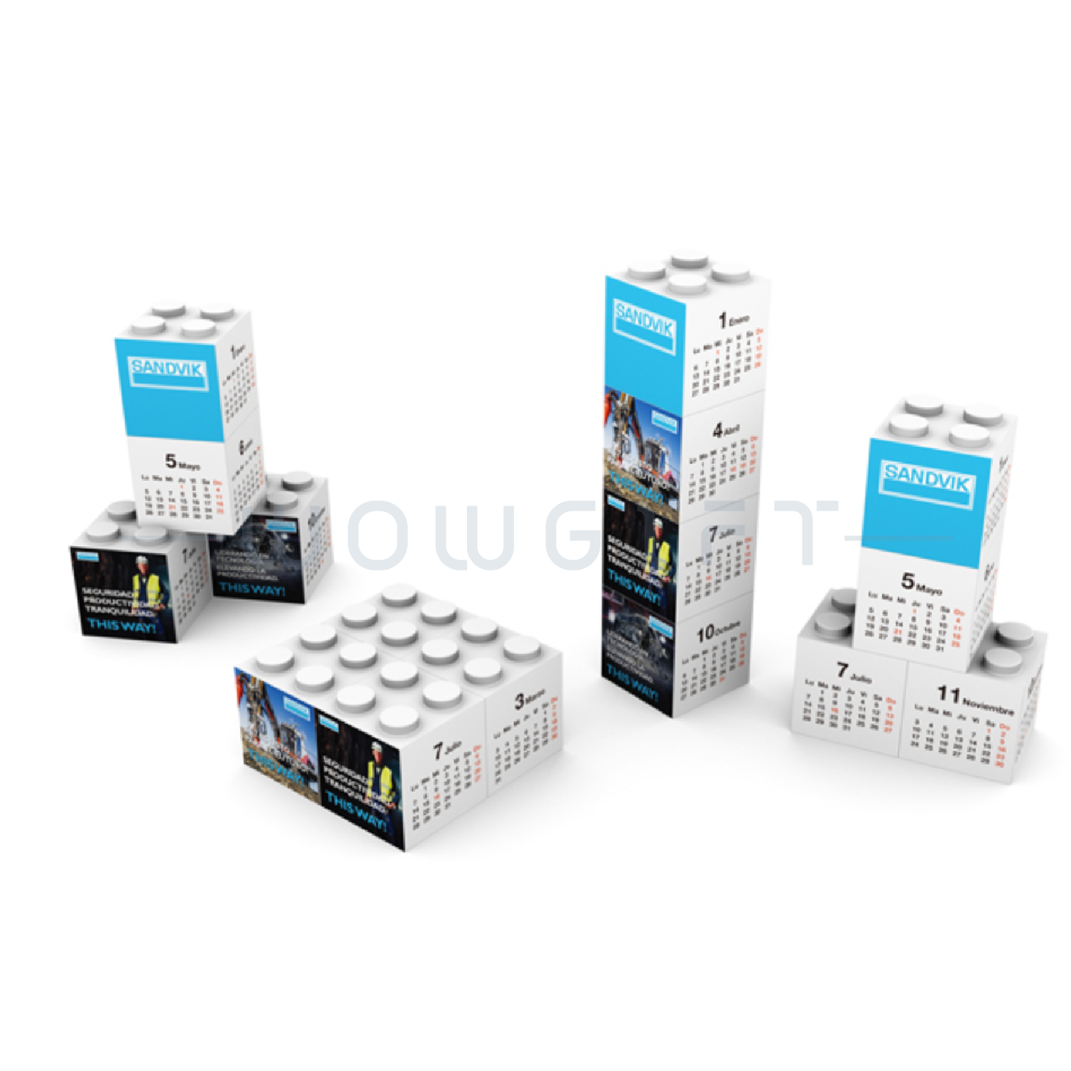 積木桌曆