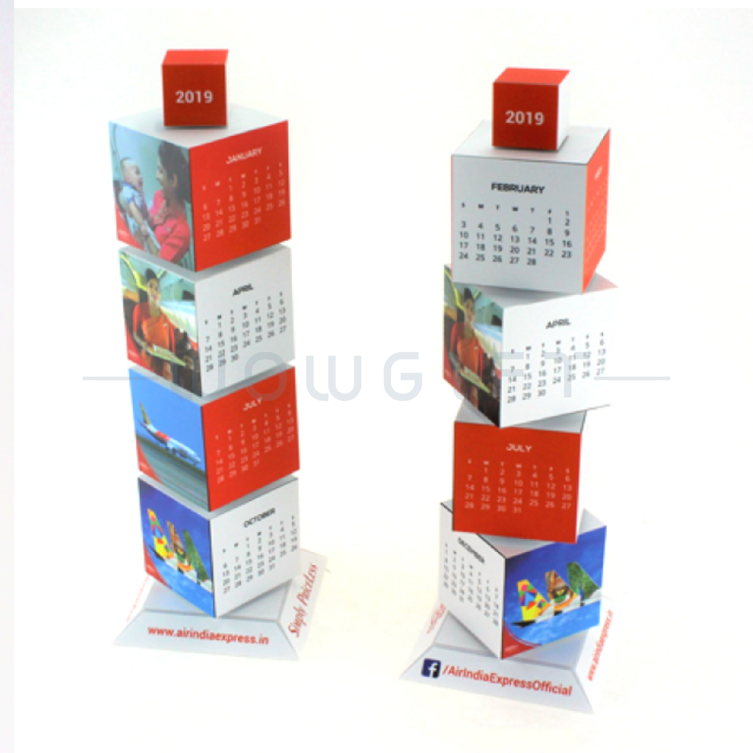 客製桌曆 | 旋轉塔桌曆