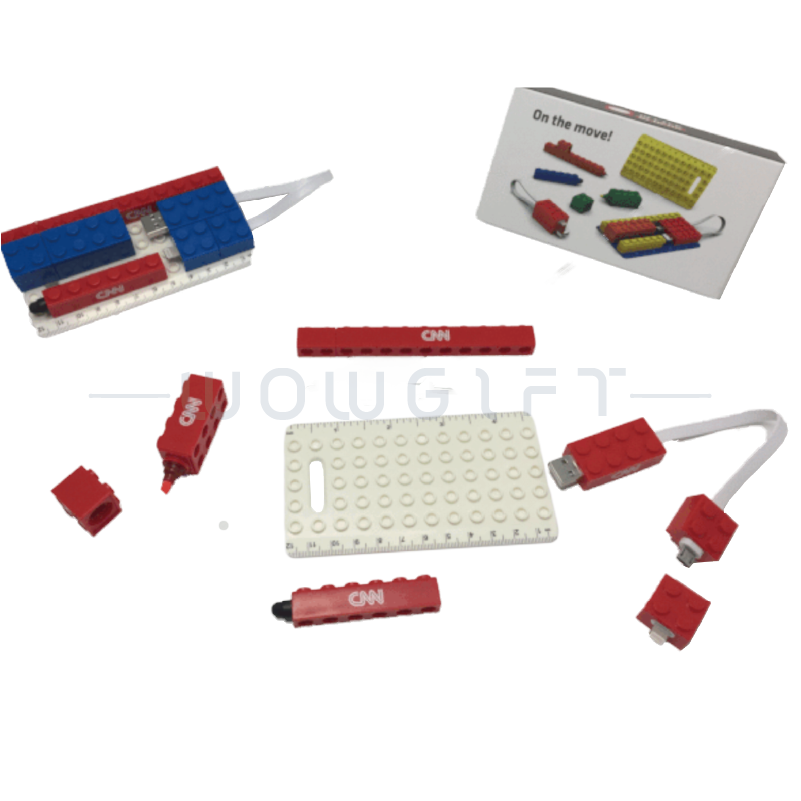 客製樂高積木文具組