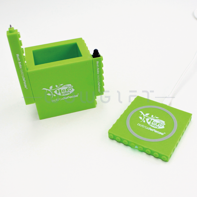 客製無線充電盤｜積木文具