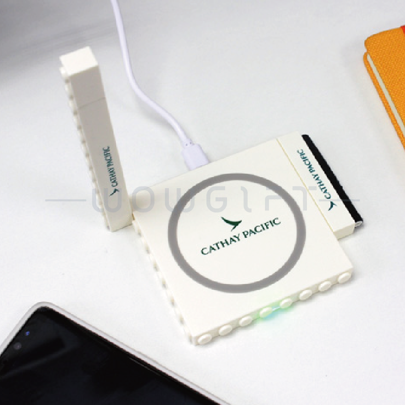 客製無線充電盤｜積木文具