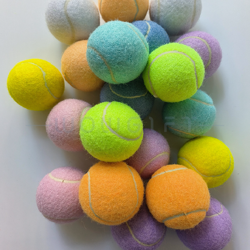 客製訓練網球．馬卡龍色系彈力球
