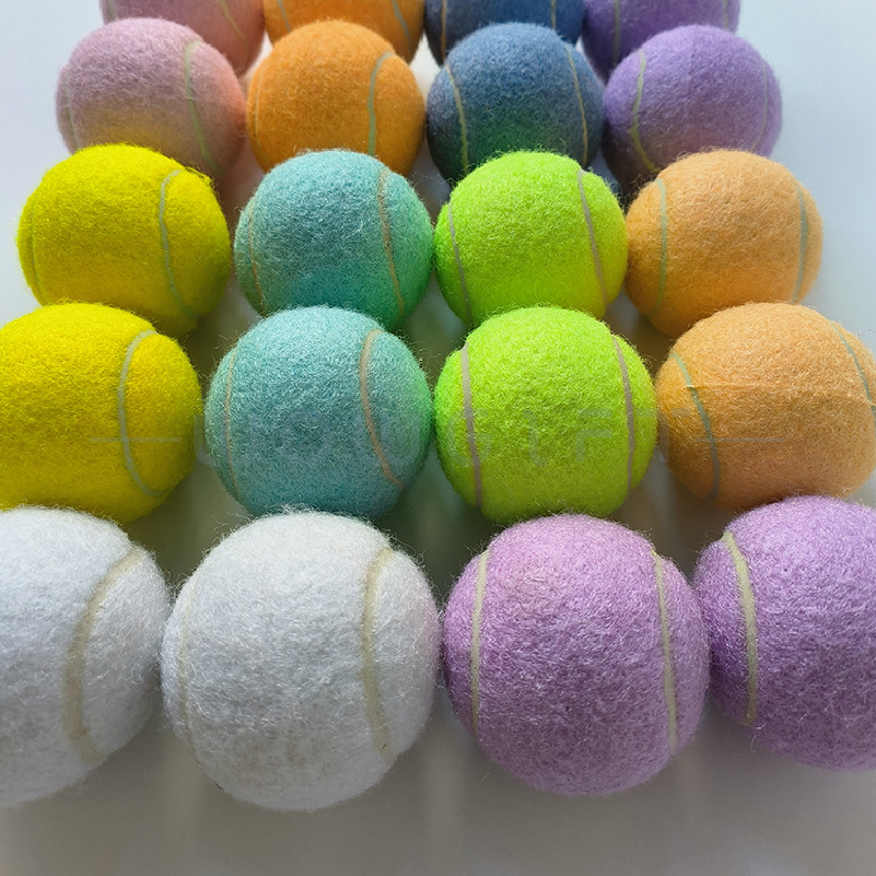 客製訓練網球．馬卡龍色系彈力球