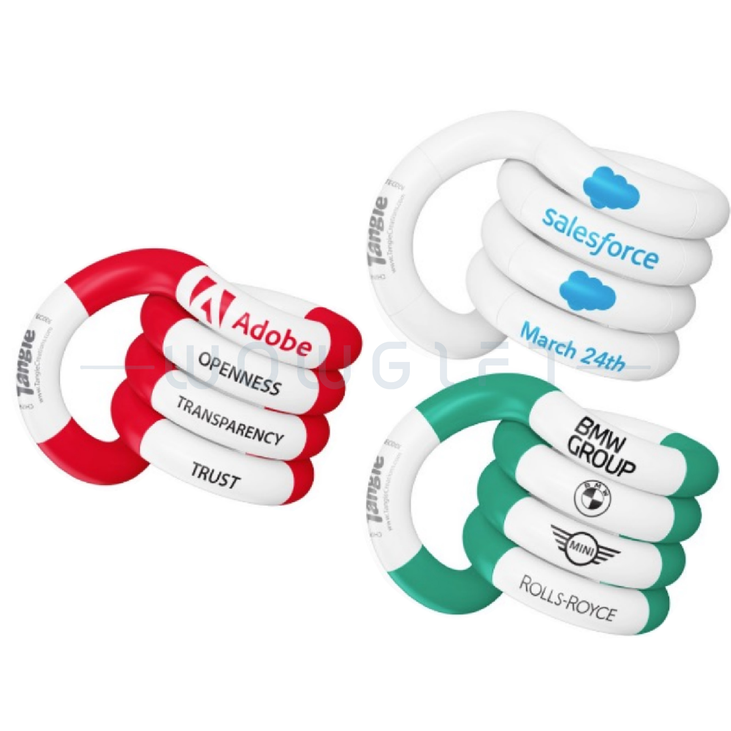 Tangle Fidget．OEM 客製顏色減壓旋轉玩具