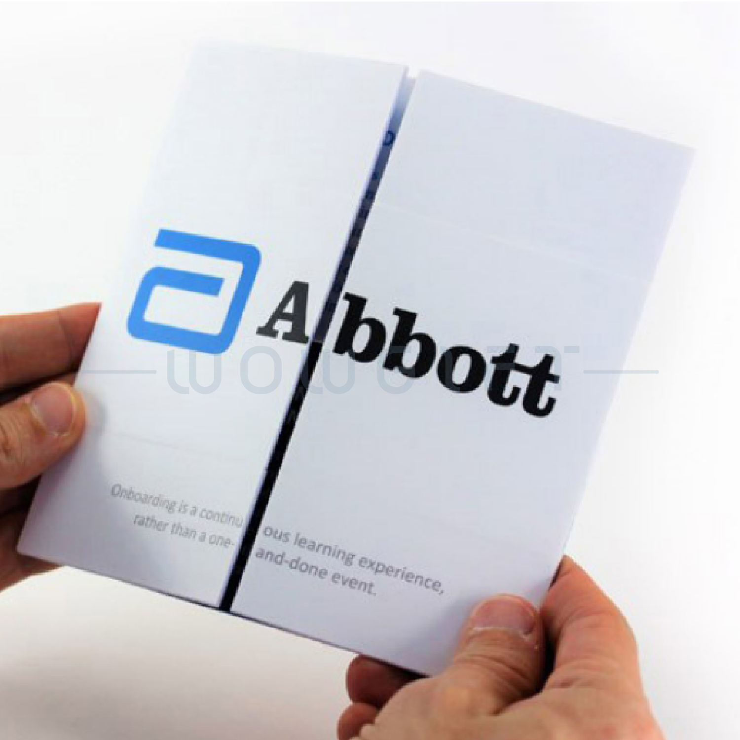 翻轉廣告摺疊卡｜文創宣傳單