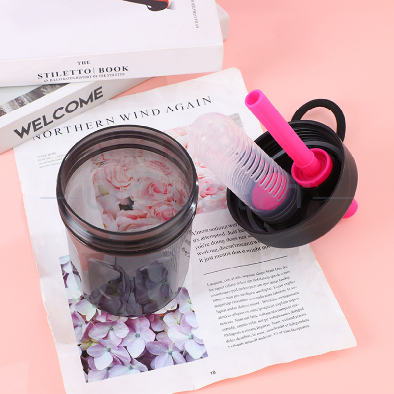 可愛胖胖吸管杯