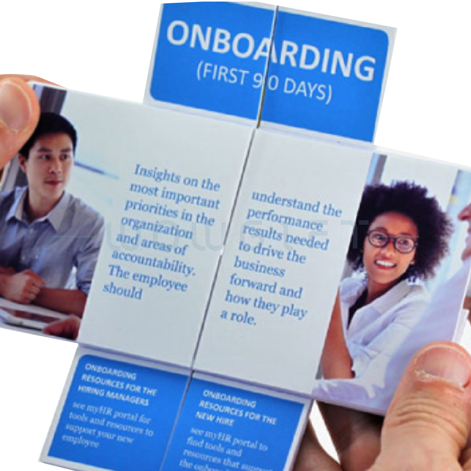 翻轉廣告摺疊卡｜文創宣傳單