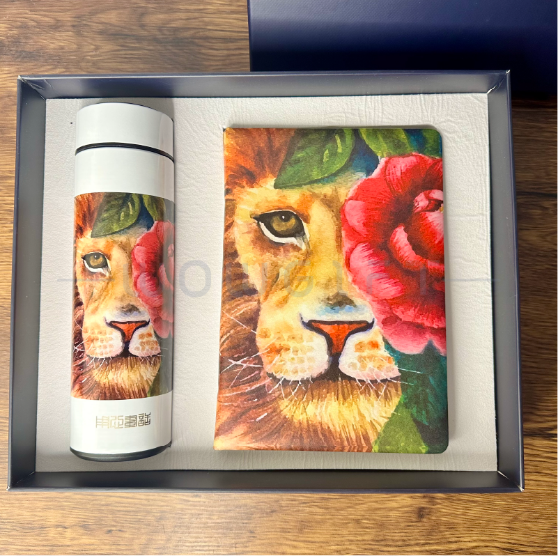 保溫瓶筆記本禮盒