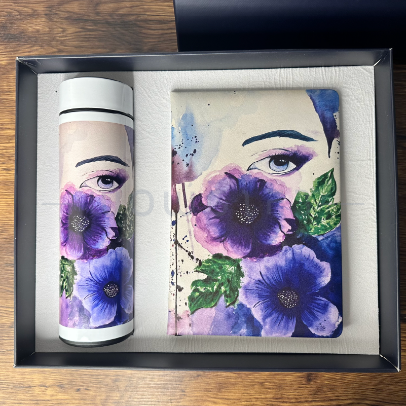 保溫瓶筆記本禮盒