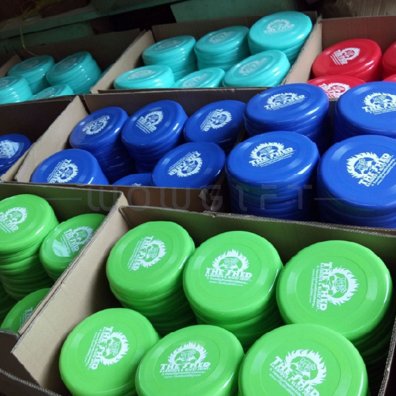 客製寵物飛盤 · TPR 抗摔柔軟飛盤