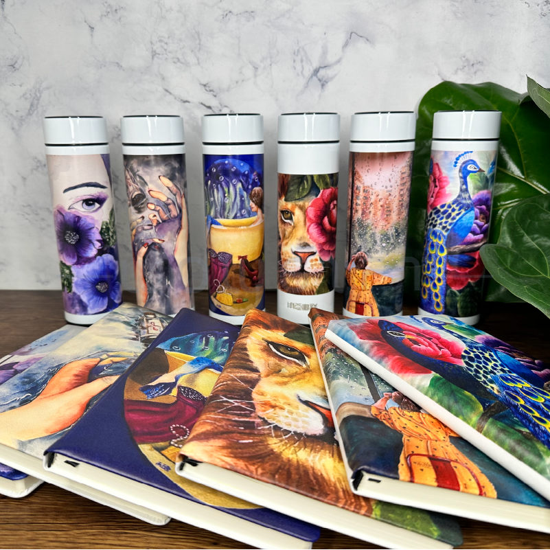 保溫瓶筆記本禮盒