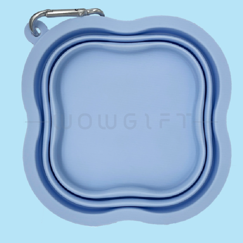 幸運草造型摺疊寵物碗