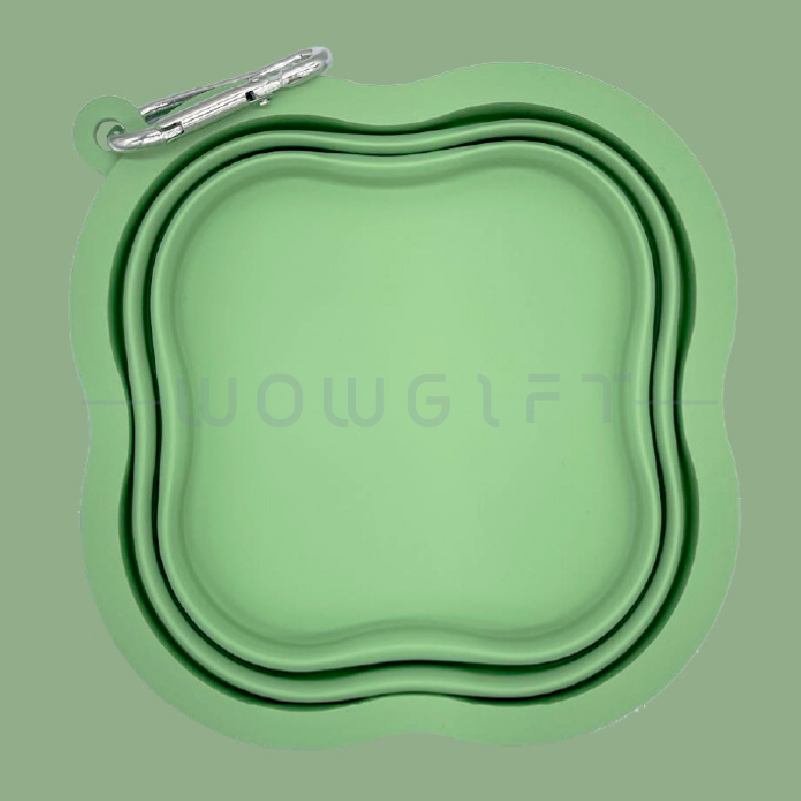 幸運草造型摺疊寵物碗