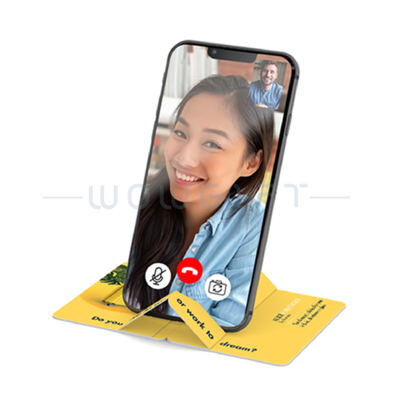 彈出式滑蓋手機支架．客製化滑蓋廣告卡 / 可印 LOGO