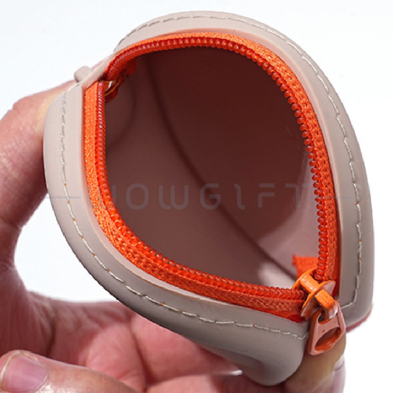 矽膠拉鍊收納包．便攜零錢包 / 耳機收納盒