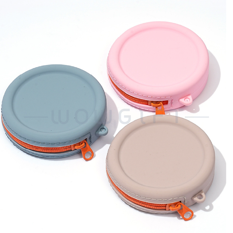 矽膠拉鍊收納包．便攜零錢包 / 耳機收納盒