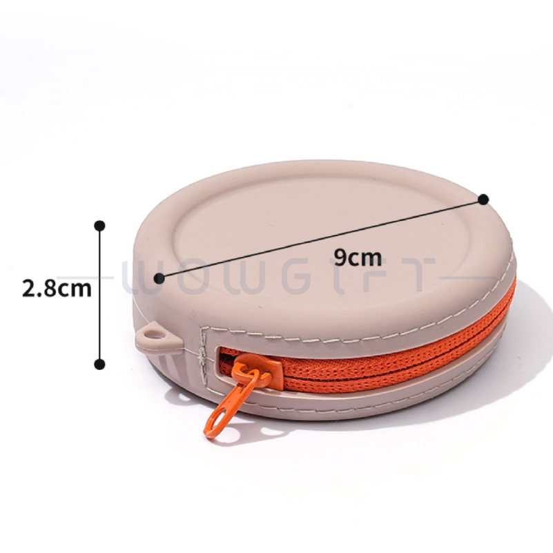 矽膠拉鍊收納包．便攜零錢包 / 耳機收納盒