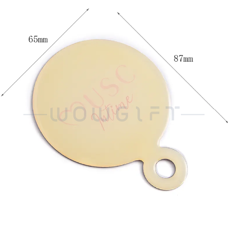 可愛不鏽鋼手拿鏡