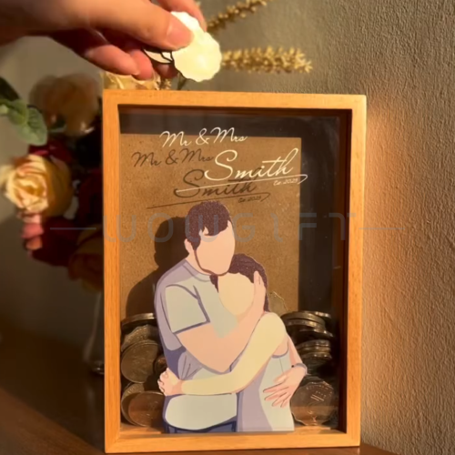 客製存錢筒｜木質相框