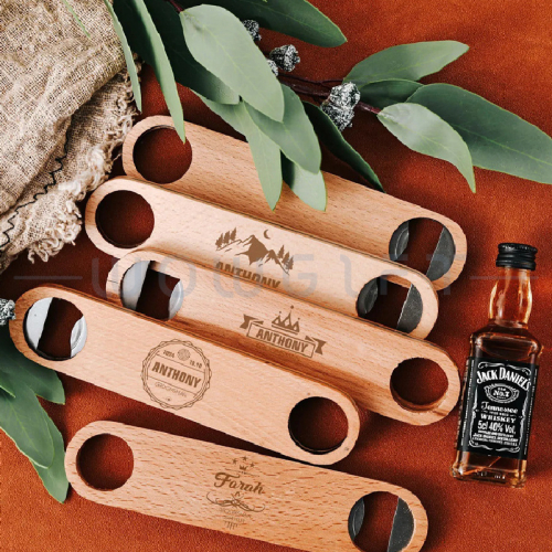 木質開瓶器客製．長條形啤酒開瓶器．企業禮品木柄開瓶器