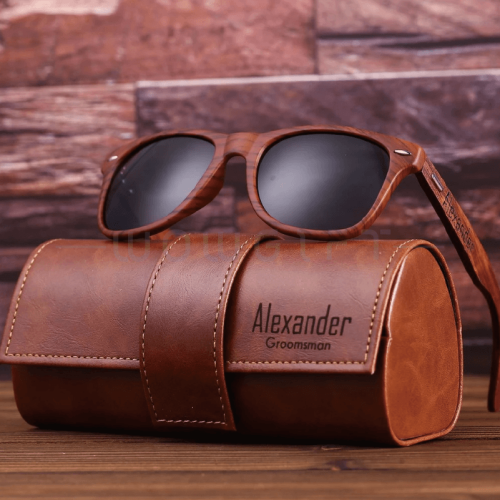 客製太陽眼鏡｜復古皮革鏡盒