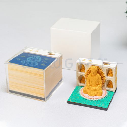 客製3D佛像便條紙