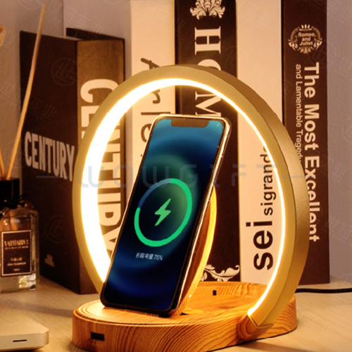 無線充電氛圍小夜燈．無線手機充電檯｜可折疊設計