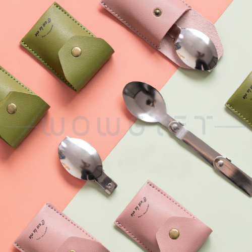 304不鏽鋼折疊湯匙餐具組客製，戶外旅行