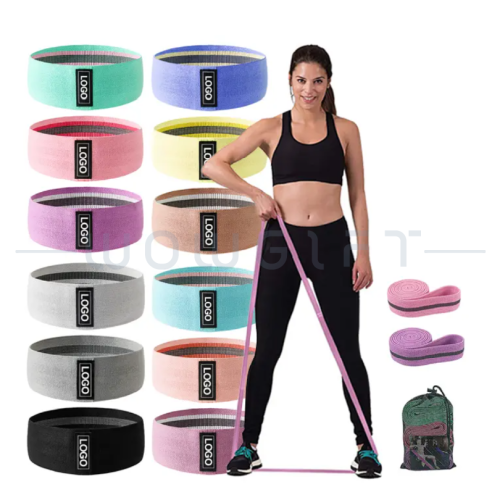 加厚阻力帶客製．臀部訓練彈力帶．健身瑜珈深蹲拉力圈