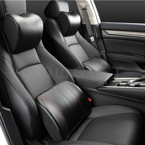 真皮汽車頭枕客製．交車禮品