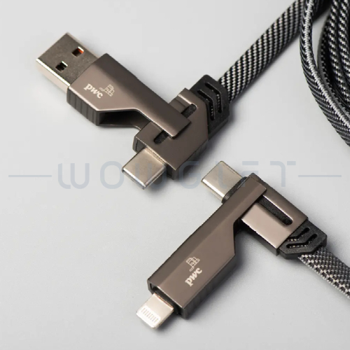 四合一充電線客製．60W快充充電線