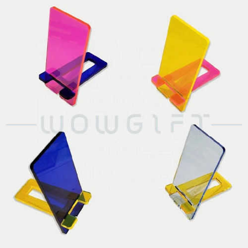客製壓克力手機支架．透明彩色手機架