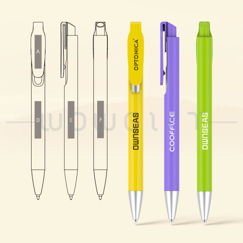 客製白色原子筆．全彩UV印刷廣告筆．活動宣傳贈品