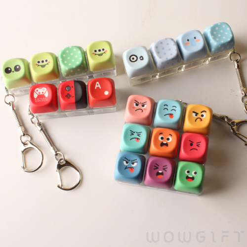 客製發光鍵帽鑰匙圈．Keycap 吊飾